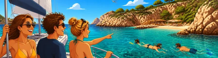 Experimenta la emoción de la vela y el snorkel en las aguas de Ibiza