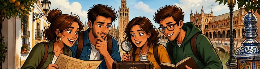 Recorrido autoguiado del juego de escape urbano El Sindicato de Sevilla