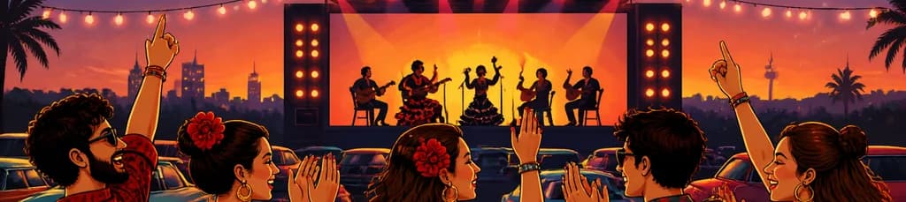 Tardeo Flamenco "Palmeando" en el Autocine de Madrid