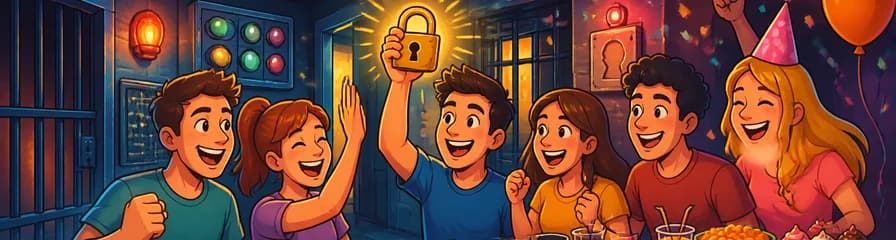 Celebra tu cumpleaños o despedida con Prison Island en Spark Island Madrid Norte