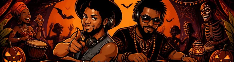 Noche de Halloween con Danze Afrika: Sesión Especial de DJ MBA y DJ MOIS