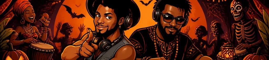 Noche de Halloween con Danze Afrika: Sesión Especial de DJ MBA y DJ MOIS