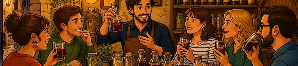 Taller de elaboración de vermut con cata y maridaje de tapas