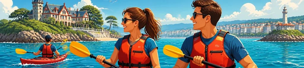 Aventura en kayak por la Bahía de Santander