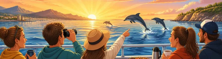 Excursión en barco para el avistamiento de delfines