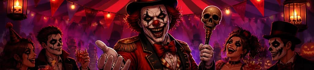 🎃 Fiesta de Halloween: El Circo del Terror 🎪