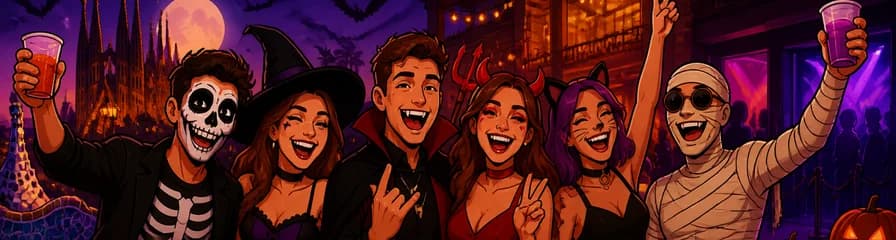 Noche de Halloween en Barcelona con Entrada a Club Incluida