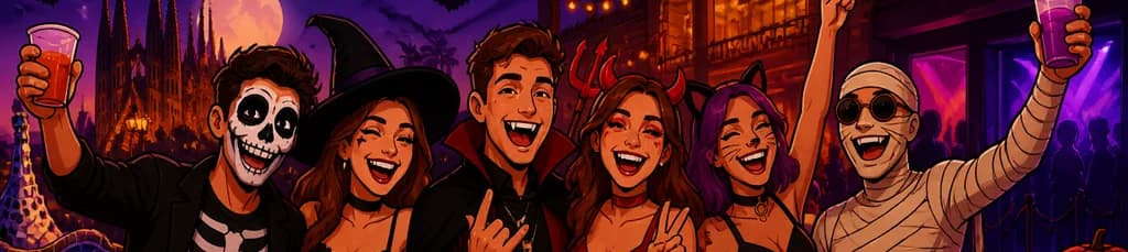 Noche de Halloween en Barcelona con Entrada a Club Incluida