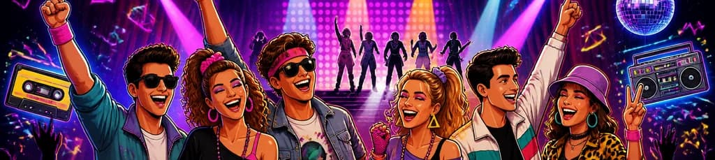 Vive la experiencia musical de los años 80 y 90