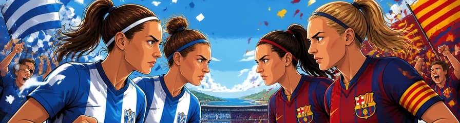 Enfrentamiento entre el F.C. Badalona Femenino y el F.C. Barcelona