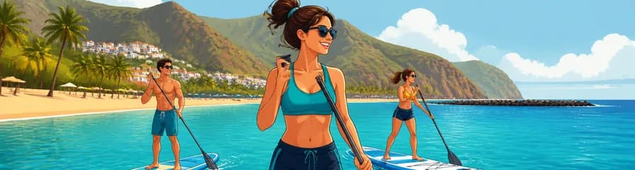 Descubre el Paddle Surf en la Playa de Las Teresitas