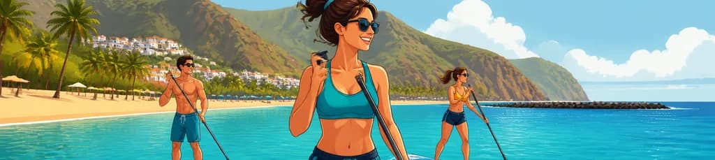 Descubre el Paddle Surf en la Playa de Las Teresitas