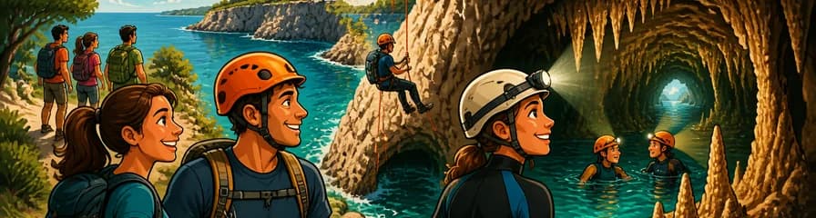 Aventura en la Cueva Marina de Estany d'en Mas: Senderismo Costero y Rappel en Cala Falcó