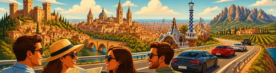España deslumbrante: una experiencia de viaje premium sin conductor de ocho días