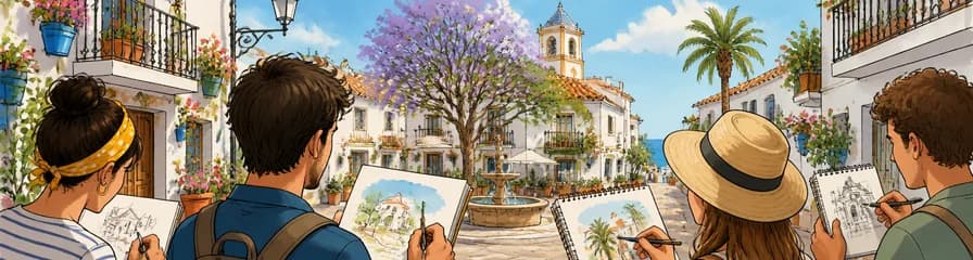 Explora Fuengirola a través del dibujo, sin necesidad de experiencia previa
