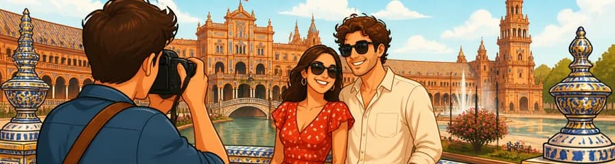 Sesión fotográfica privada en la Plaza de España de Sevilla: un recuerdo inolvidable