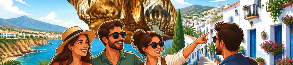 Excursión privada a Nerja y Frigiliana con recogida en hotel o puerto de Málaga