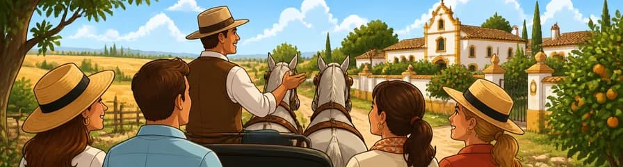 Explora los cortijos más representativos del Aljarafe sevillano en carruaje