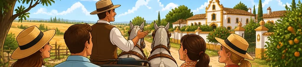 Explora los cortijos más representativos del Aljarafe sevillano en carruaje