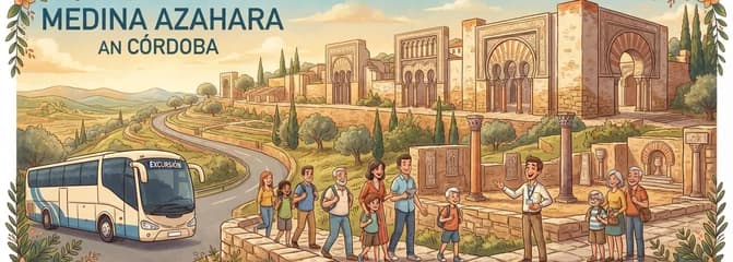 Exploración guiada de Medina Azahara con transporte en autobús desde Córdoba