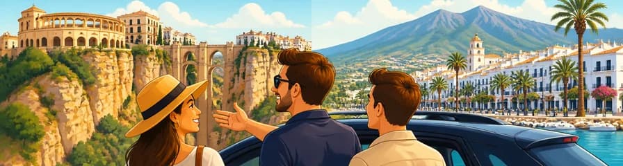 Descubre Ronda y Marbella en una exclusiva excursión privada de un día desde Málaga con conductor local