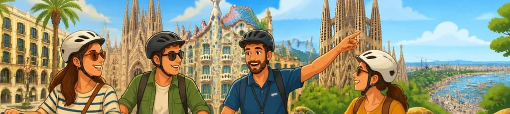 Experiencia exclusiva: Tour privado de medio día por Barcelona en bicicleta eléctrica