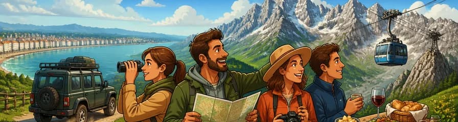 Recorrido privado en 4x4: jornada completa desde Santander a Picos de Europa con restauración gourmet