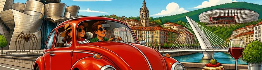 Recorrido clásico por Bilbao a bordo de un Volkswagen Escarabajo