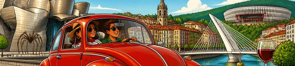 Recorrido clásico por Bilbao a bordo de un Volkswagen Escarabajo