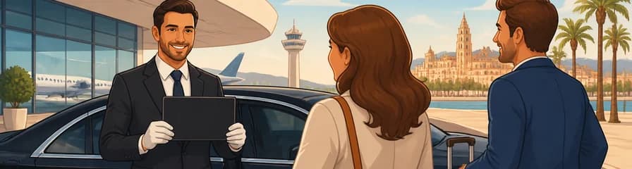 Servicio de traslado privado de lujo en Málaga: llegada o salida con conductor profesional