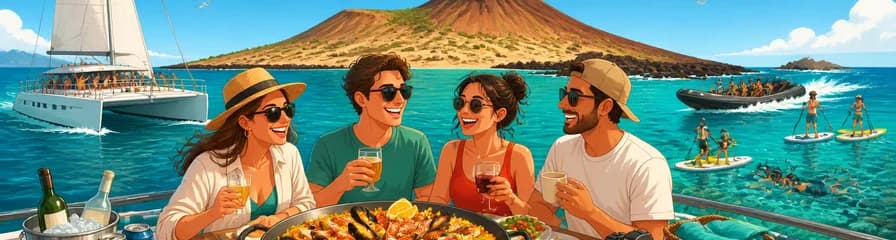 Travesía de cuatro horas a la isla de Lobos partiendo de Fuerteventura