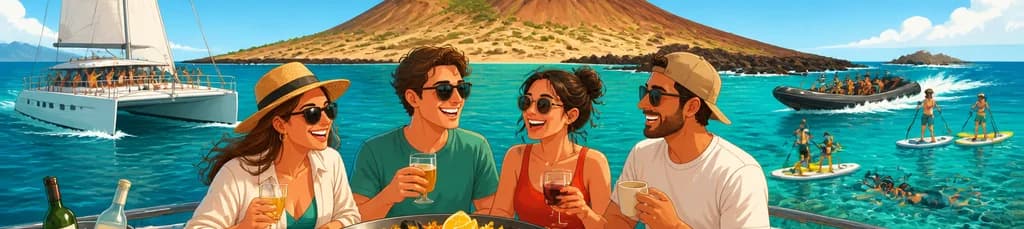 Travesía de cuatro horas a la isla de Lobos partiendo de Fuerteventura