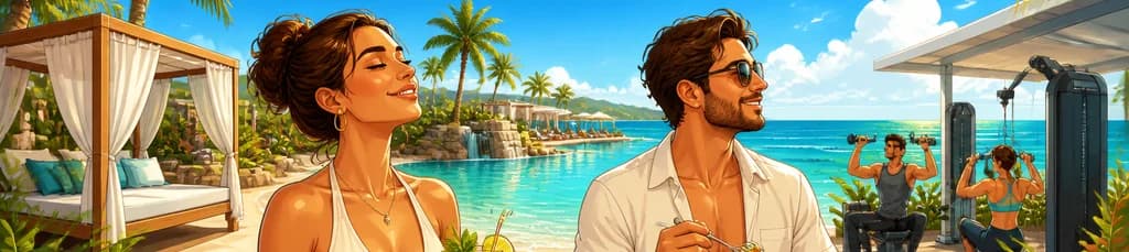 Experiencia de pase diario en Lagoon Beach Club
