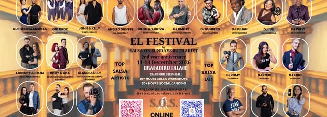 EL FESTIVAL by Salsa On Sundays Bucharest - 2nd year Anniversary - 11-13 December 2026