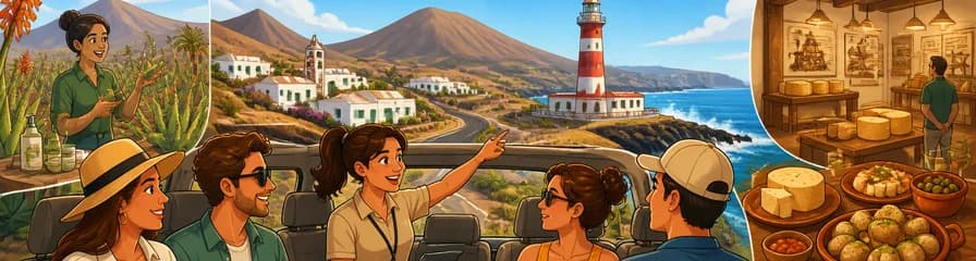 Recorrido VIP por Fuerteventura en Monovolumen: Un Viaje Gastronómico