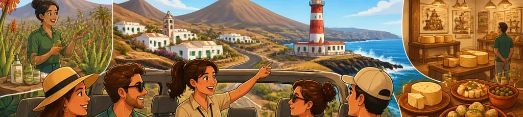 Recorrido VIP por Fuerteventura en Monovolumen: Un Viaje Gastronómico