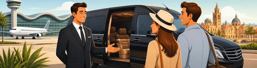 Servicio de traslado privado en furgoneta de lujo: del Aeropuerto de Valencia (VLC) a la ciudad de Valencia
