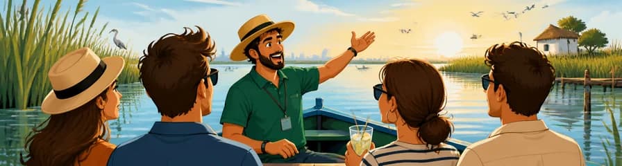 Experiencia Albufera Express en Valencia: paseo en barco, guía local y bebida