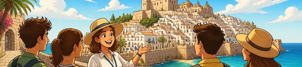 Descubre Peñíscola en una excursión de un día desde Valencia, con acceso al castillo y guía oficial