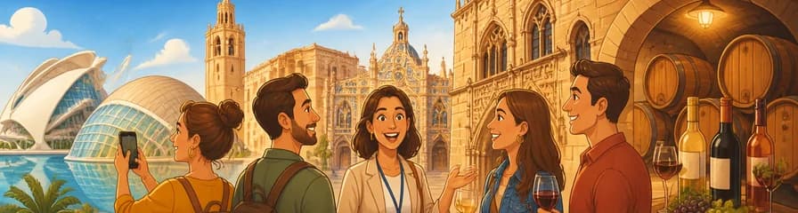 Recorrido por la Ciudad Vieja de Valencia y Cata de Vinos Valencianos