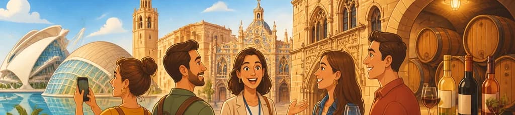 Recorrido por la Ciudad Vieja de Valencia y Cata de Vinos Valencianos