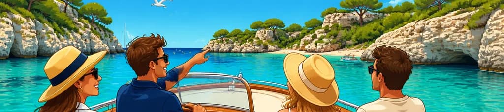 Descubre las Calas de Menorca en un Tour Privado en Barco Express de 2 Horas