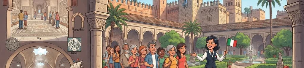 Recorrido guiado en italiano por el Alcázar de Córdoba