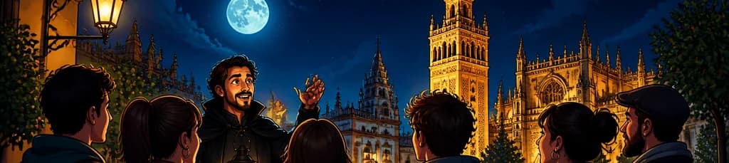 Descubre la historia y los misterios de Sevilla en un tour nocturno encantado