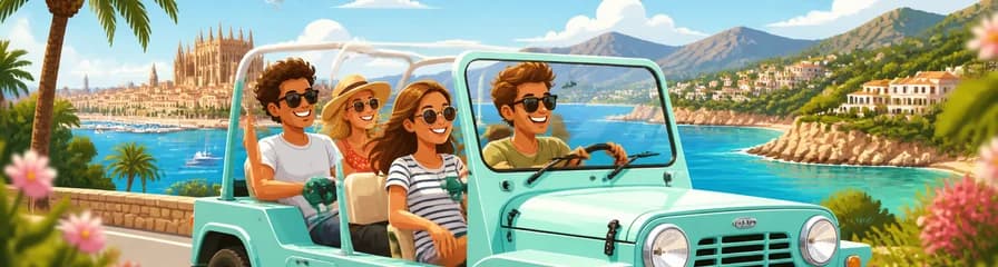 Experimenta Mallorca a tu ritmo: Alquiler de Mini Moke eléctrico con ruta personalizable