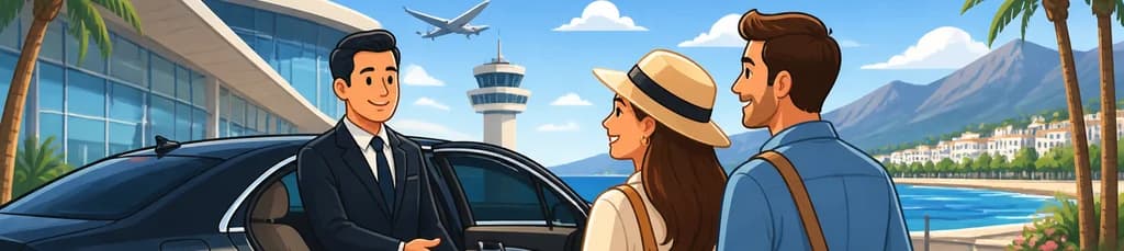 Servicio de traslado privado desde el aeropuerto de Málaga
