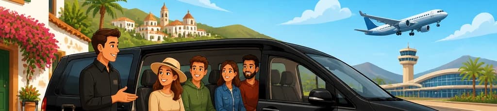 Servicio de traslado privado en Gran Canaria: de Santa Brígida al aeropuerto de Las Palmas (LPA)