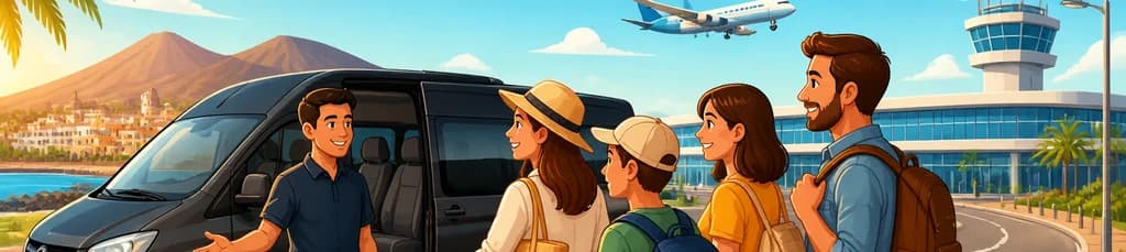 Servicio de traslado privado: de Vecindario al aeropuerto de Las Palmas (LPA) en Gran Canaria