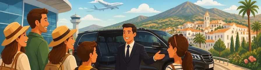 Servicio de traslado privado: del aeropuerto de Málaga (AGP) a Alhaurín El Grande