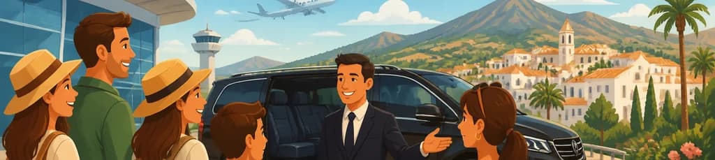 Servicio de traslado privado: del aeropuerto de Málaga (AGP) a Alhaurín El Grande